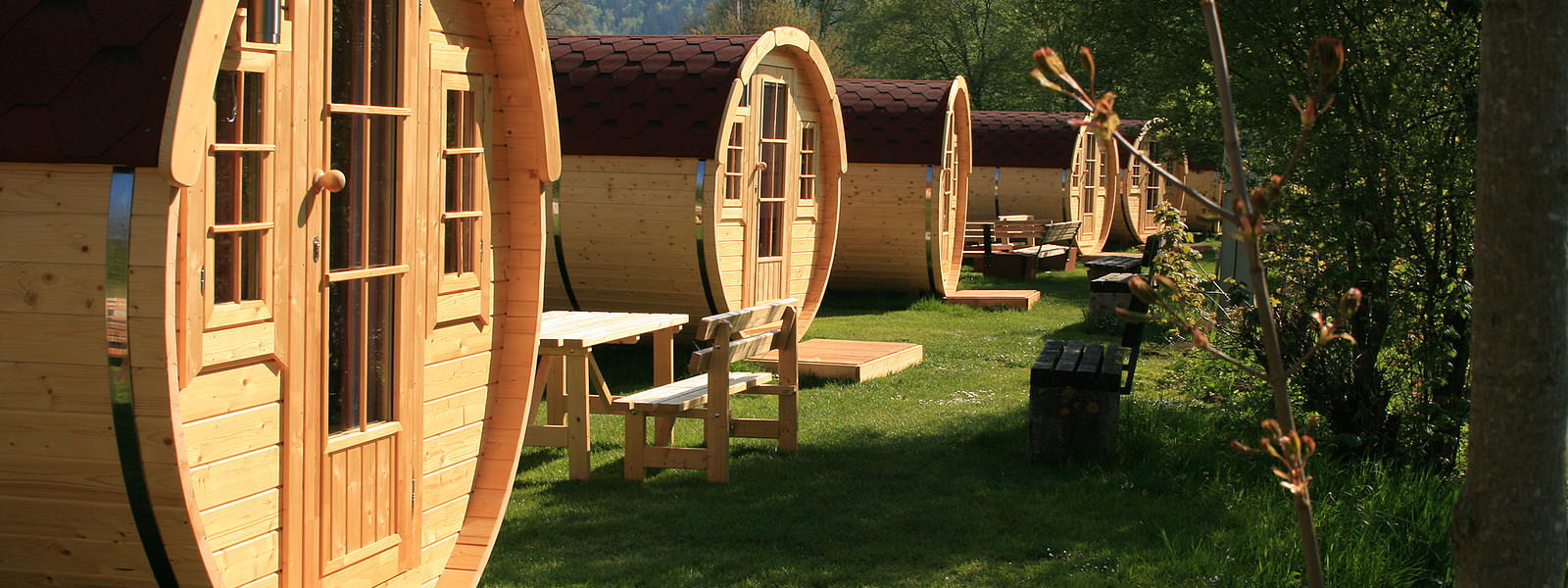 Schlaffässer Campingplatz Beilngries