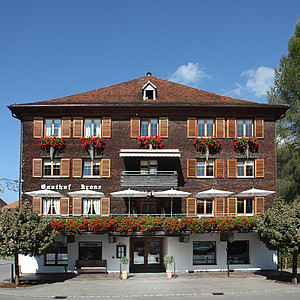 Das Krone ist ein Traditonshaus in Hittisau, Bregenzerwald
