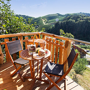 Aussicht vom Baumhaushotel im Schwarzwald