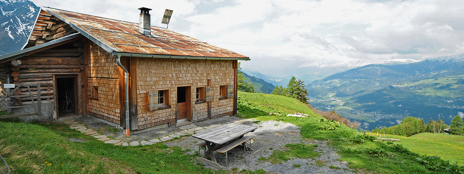 Alphütte in der Schweiz