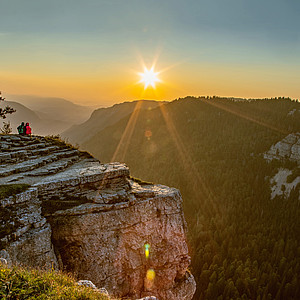 Berge Sonnenuntergang
