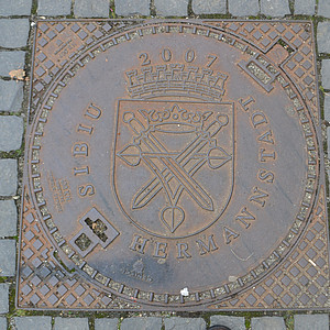 Sibiu, Kanaldeckel