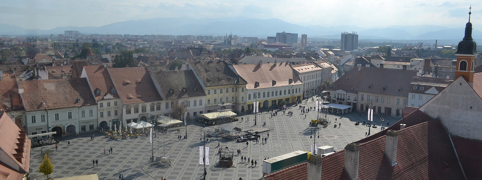 Sibiu, Großer Ring von oben