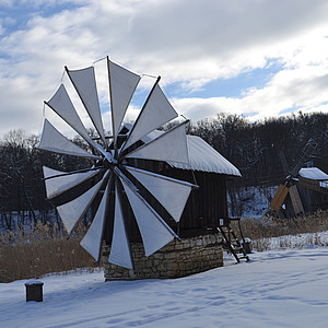Sibiu, Windmühle im Astramuseum
