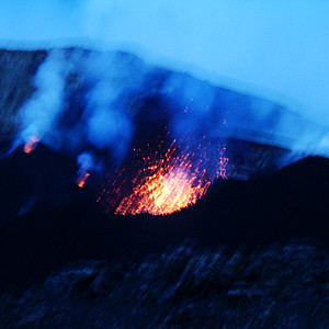Stromboli im Abendlicht