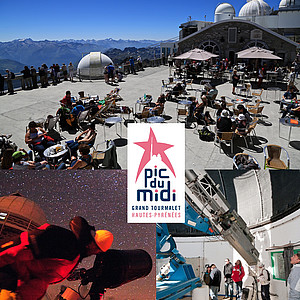 Die Sternwarte Pic du midi in den Pyrenäen