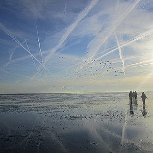 Wattwanderung an der Nordsee