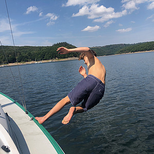 Karina - NRW, Rursee - Badespaß