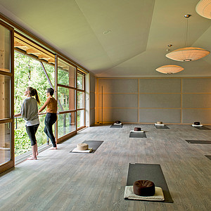 Yogaraum im Biohotel Daberer in Kärnten