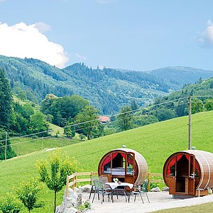 Schlafen mit Blick auf den Schwarzwald