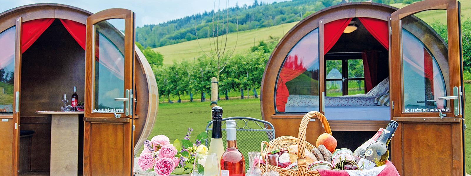 Romantik im Weinfass