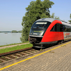 Mit der Bahn die Danube.Pearls entdecken