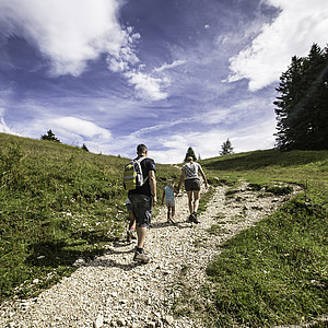 Wandern mit Kindern im Valsugana im Trentino