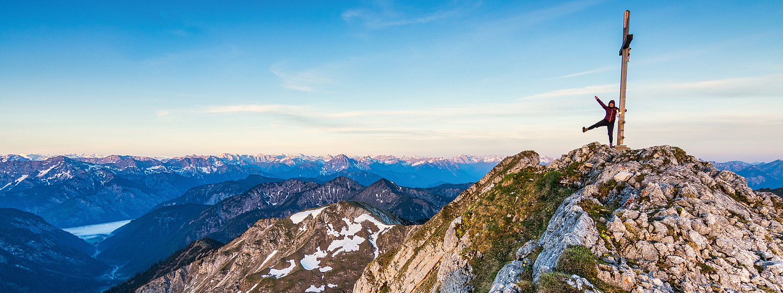 Berge Hochplatte Ammergauer Alpen