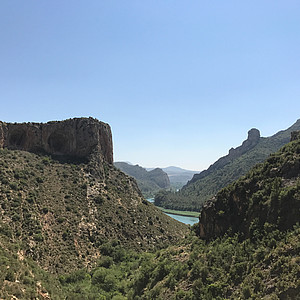 Route des Tren dels Llacs durchs Montsec-Gebirge