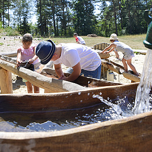 Matschspielplatz im Thüringer Wald