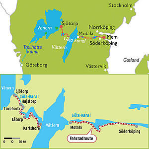 Fahrradroute Göta-Kanal