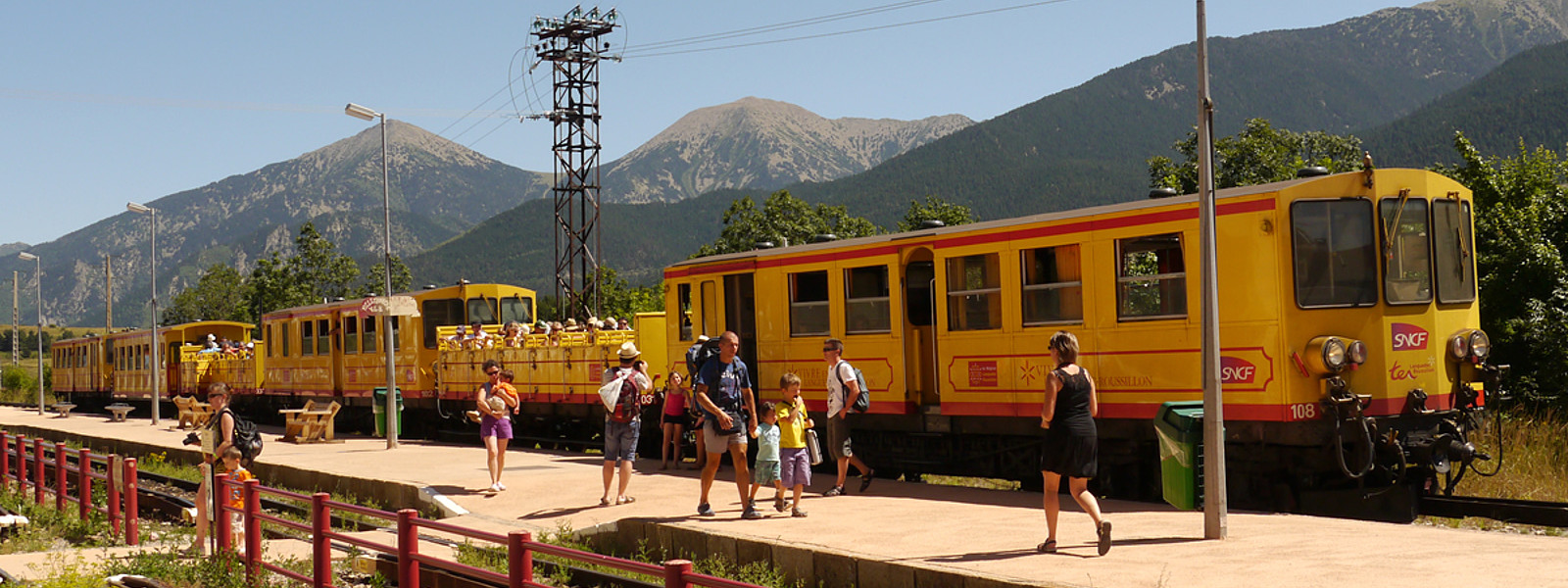 Lokalbahn in den Pryenäen