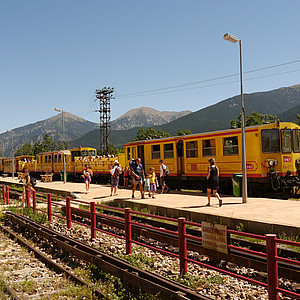 Lokalbahn in den Pryenäen