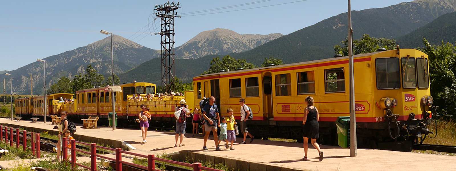 Lokalbahn in den Pryenäen