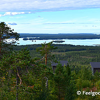 Feelgood Reisen - Bär und Robbe - Aussicht Finnland Melalahti Oulujarvi