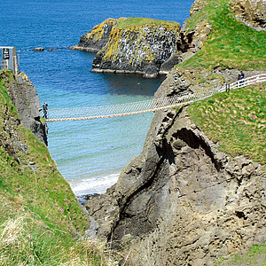 Hängebrücke bei Ballycastle