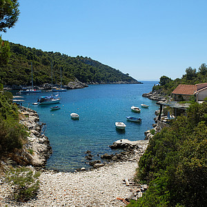 Tatinja-Bucht, Solta, Kroatien