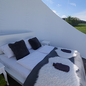 Ungewöhnliche Übernachtung im Bubble-Tent im Schwarzwald