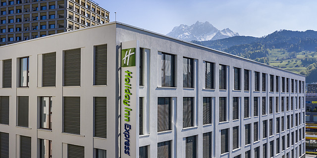 Holiday Inn Express Luzern, Blick aufs Haus