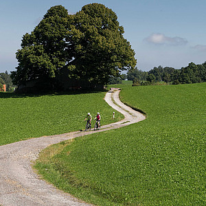 Naturpark Ammergauer Alpen - Radfahrer
