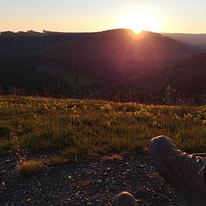 NRW - Sauerland - Sonnenuntergang
